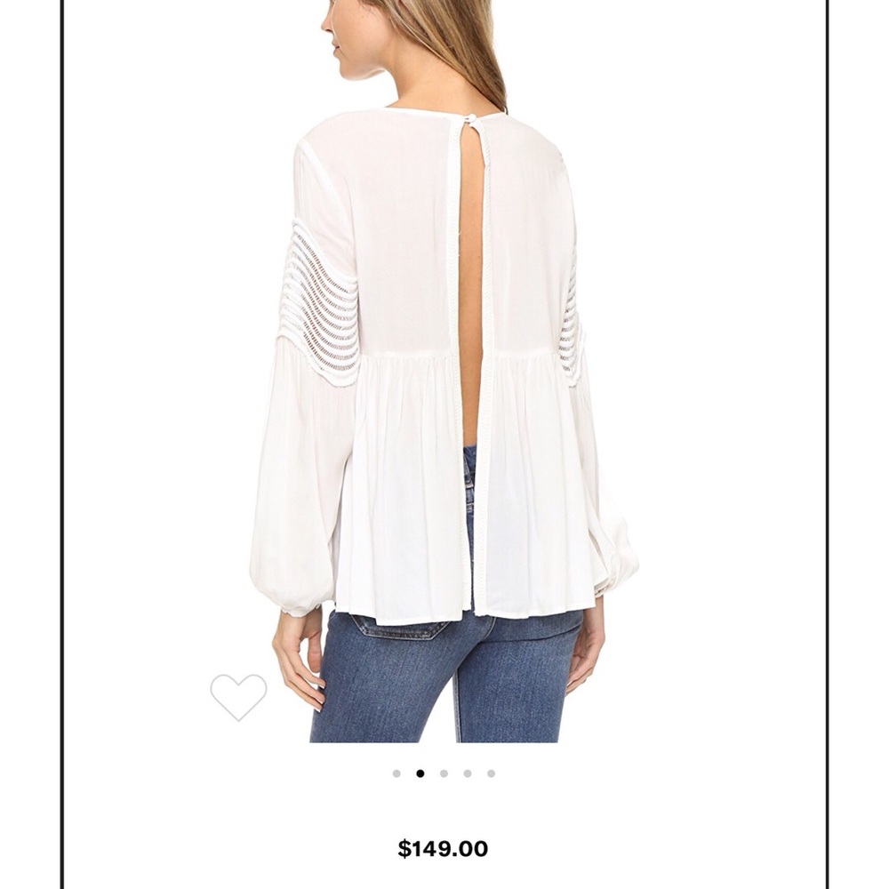 StyleStalker White Ripple Shirt, Medium. Brand New
